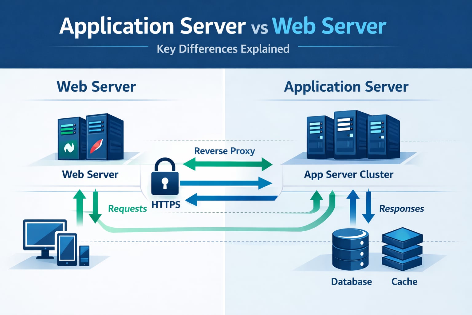Application Server vs Web Server: Key Differences Explained