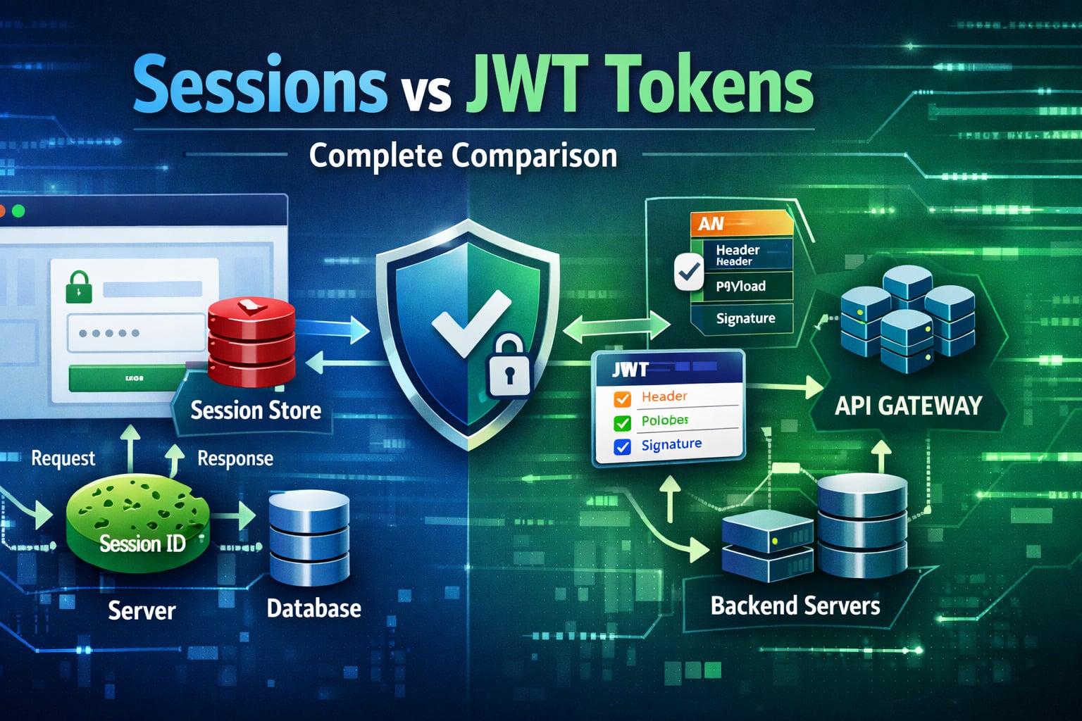 JWT vs Session Authentication: Complete Comparison