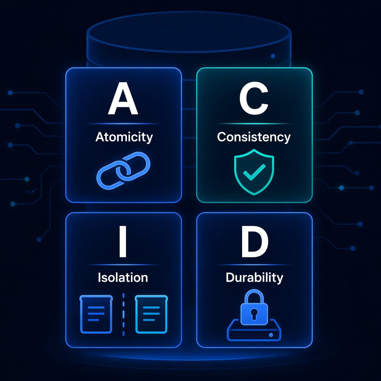 ACID Properties Explained: Atomicity, Consistency, Isolation, and Durability