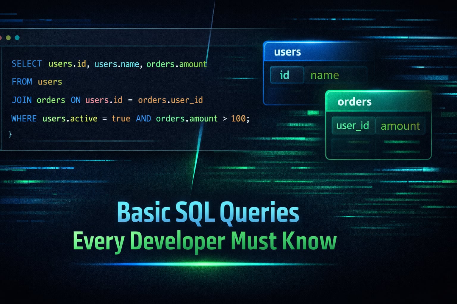 Basic SQL Queries Every Developer Must Know