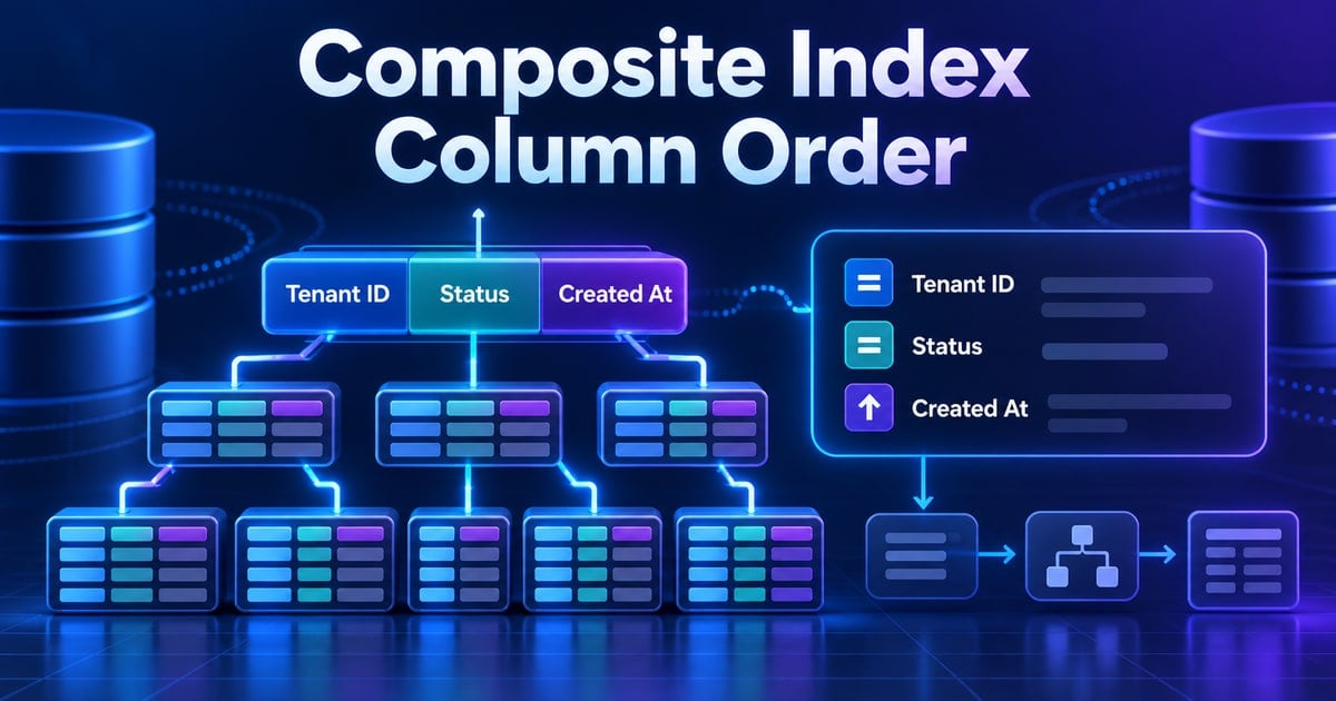 Composite Index Column Order