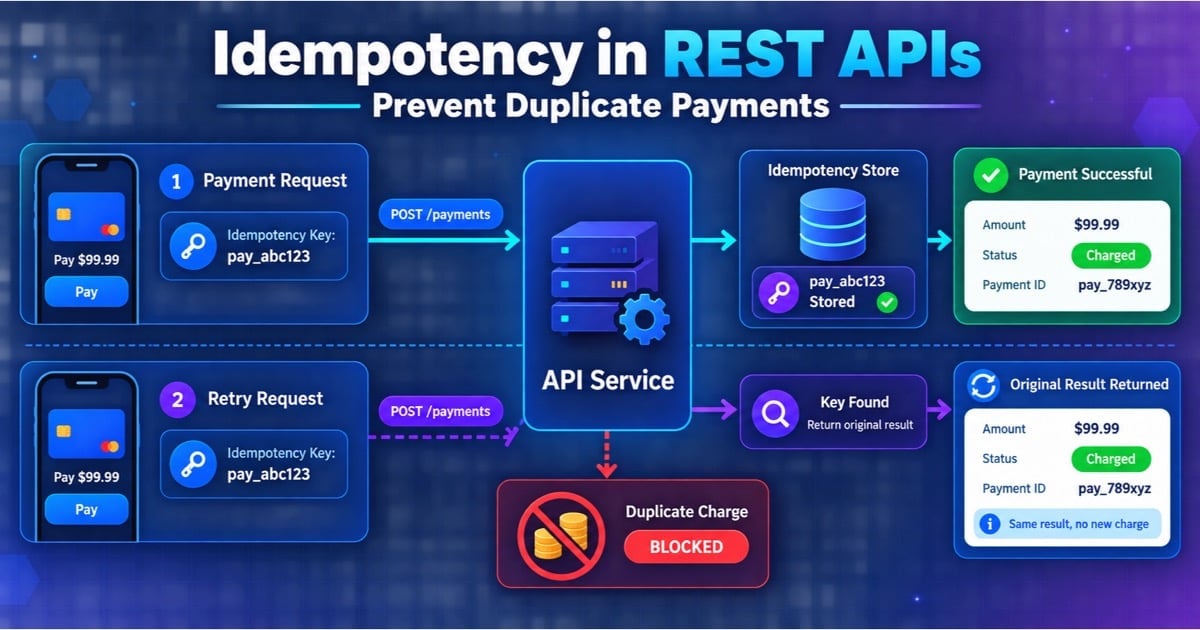 Idempotency in REST APIs: How to Prevent Duplicate Payments