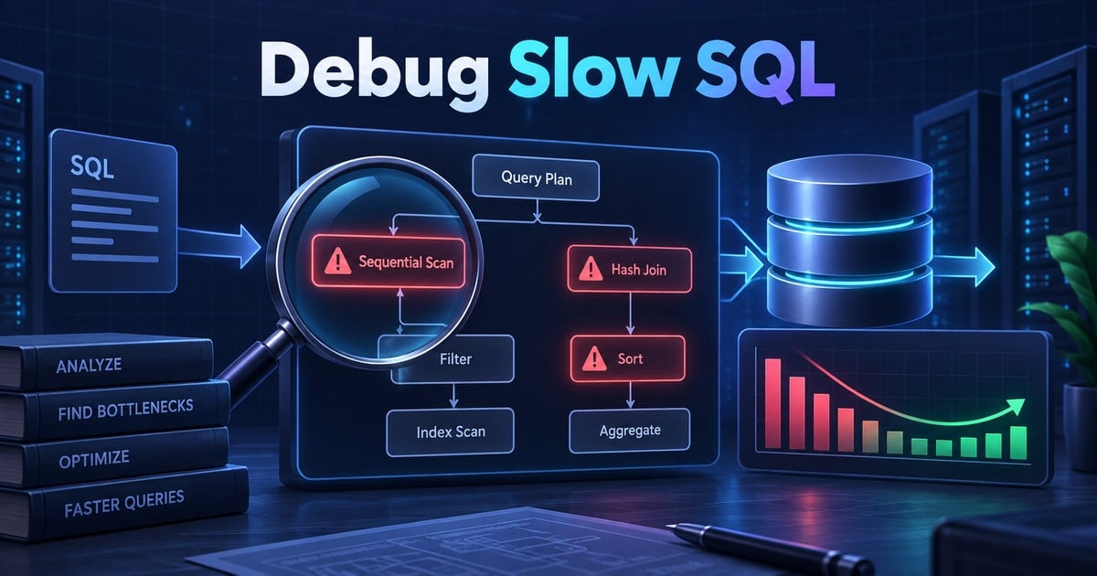 Debugging slow SQL queries with a query execution plan