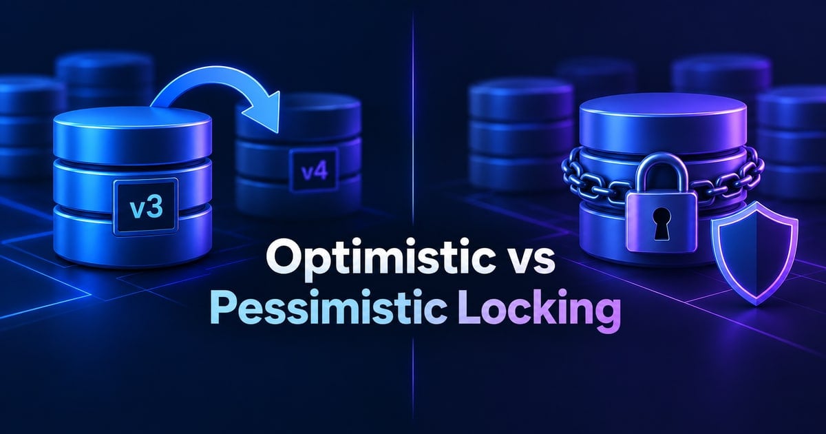Optimistic vs Pessimistic Locking