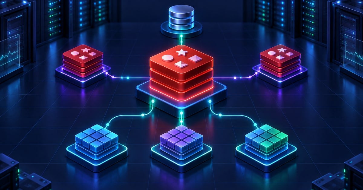 Redis architecture with replication and cluster shards